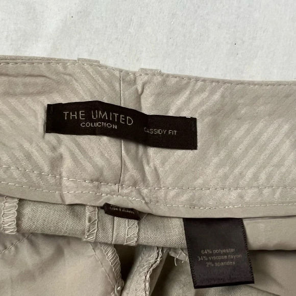 The Limited Collection Pants Womens Size 8 Cropped Beige Nude NWT Trousers - Picture 8 of 8